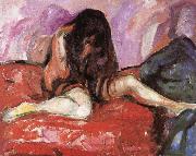 Edvard Munch Nude oil painting